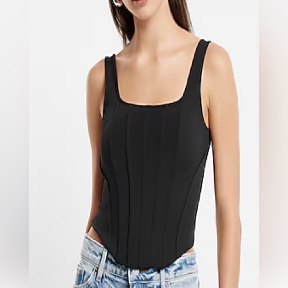 Express Body Contour High Compression Corset Cropped Tank